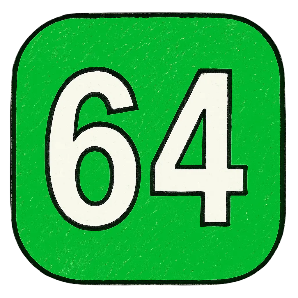 Sexaginta-quattuordle (64) logo